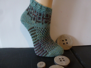 Anleitung No. 9 - Kurz-Socke Linda Gr. 36/37